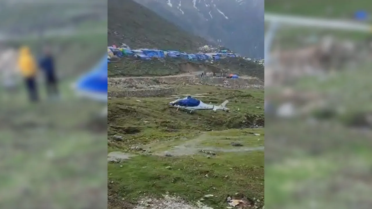 kedarnath helicopter accident video 