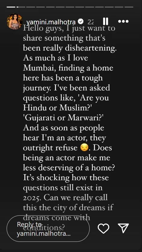 हिंदू हो या मुस्लिम?' इस एक्ट्रेस को मुंबई में नहीं मिल रहा घर, पूछे जा रहे ऐसे-ऐसे सवाल