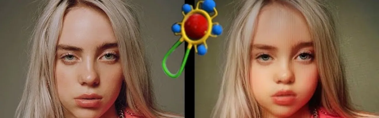 Facial Filter Resembling Infants