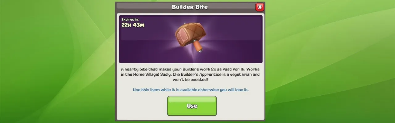 How to Claim the Builder Bite 