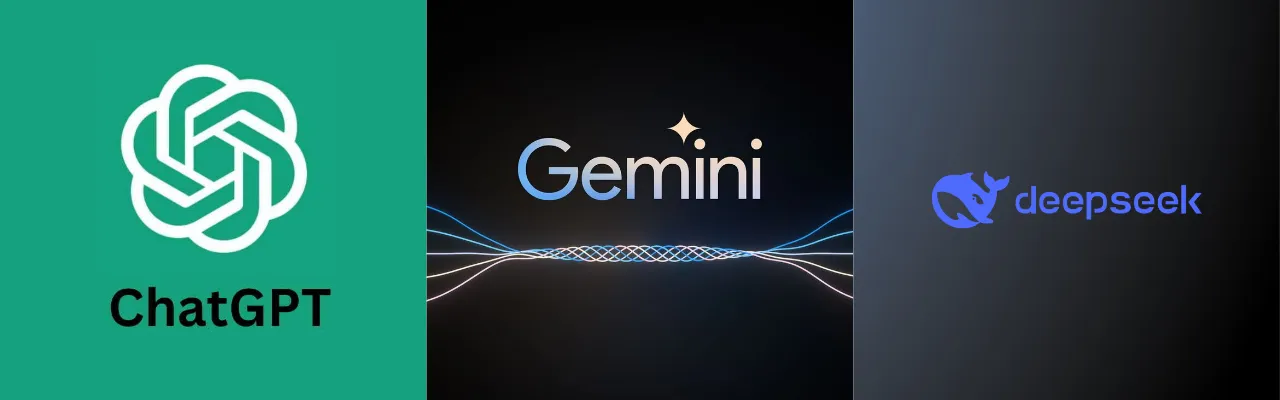 ChatGPT vs. Gemini vs. DeepSeek