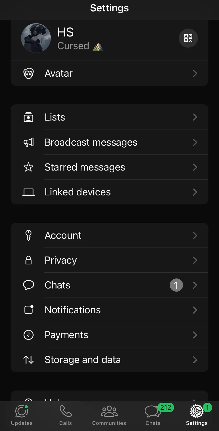 Open WhatsApp and go to settings and tap on chats