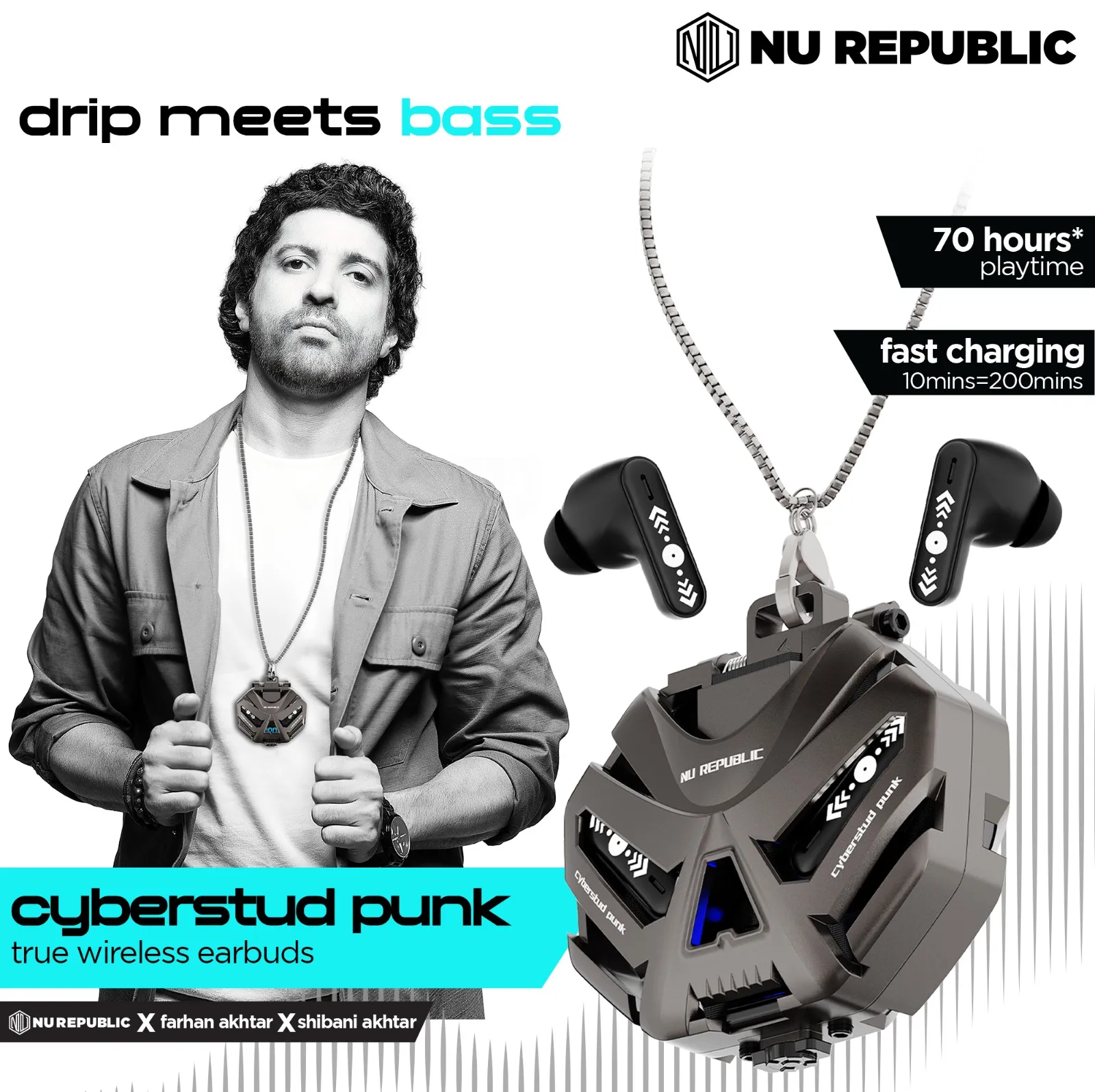 Cyberstud Punk TWS Earbuds
