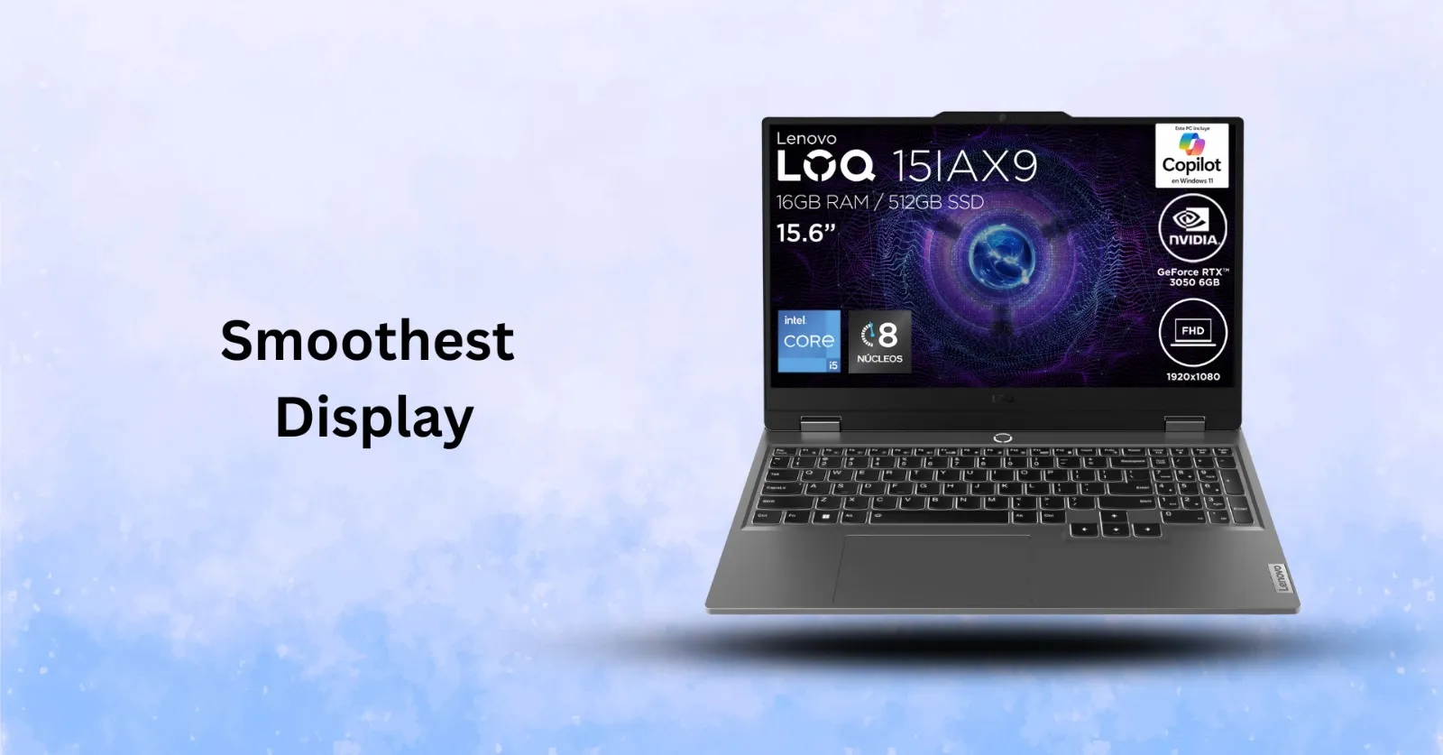 Best gaming laptop under 60000 - Lenovo LOQ 15IAX9