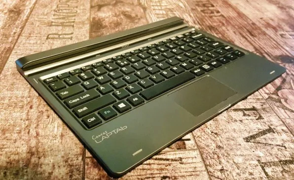 The dock keyboard is made of good quality plastic
