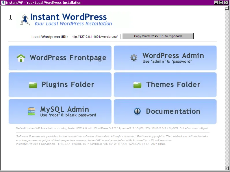 InstantWP wordpress