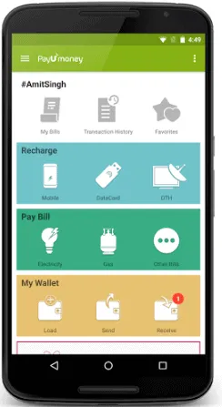 payumoney top mobile wallet