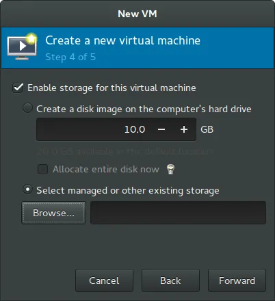 Rockstor On Debian in Virtual Machine system disk