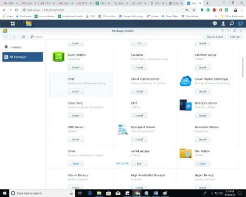 Synology DS1618+ NAS Review DSM 1