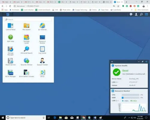 Synology DS1618+ NAS Review DSM 1