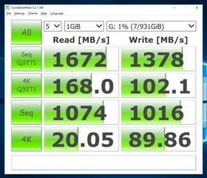 WD Black NVMe SSD Review:Benchmarks crystal diskmark