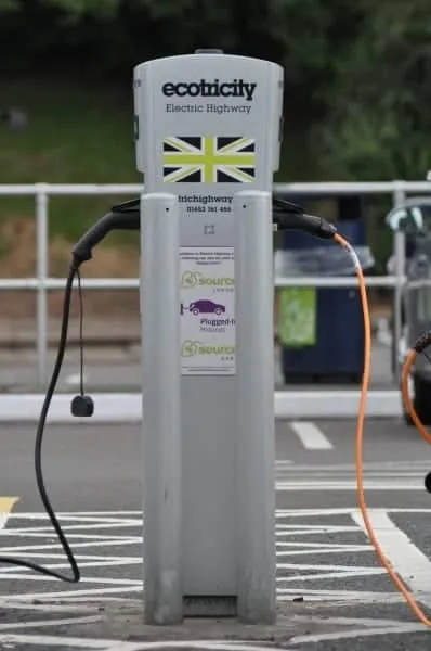 electric car charging station