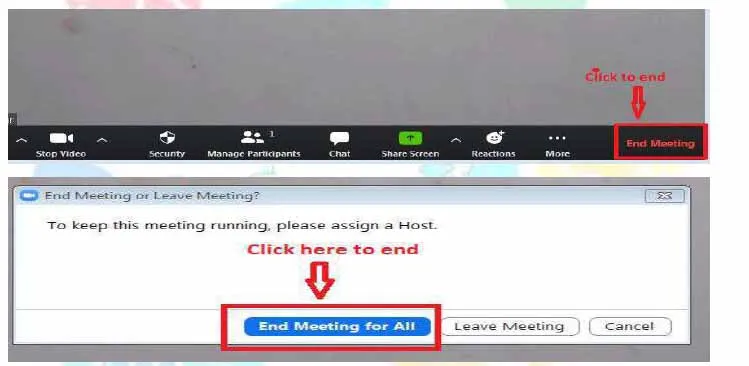 Zoom Security Configuration Through App