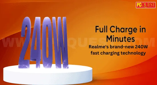 Realmes new 240W fast charging