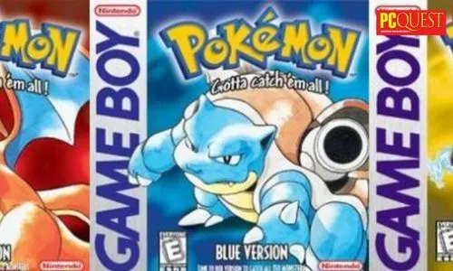 Pokemon Blue Red and Yellow 1996