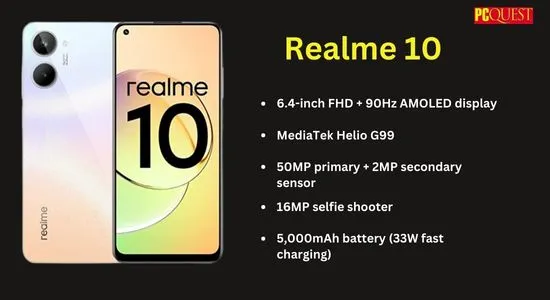 Realme 10 smartphone
