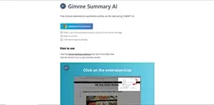Gimme Summary AI