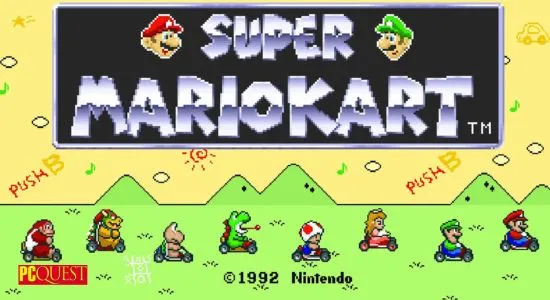Super Mario Kart 1992 Nintendo