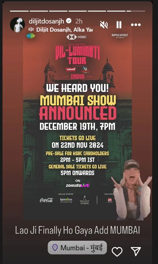 mumbai diljit