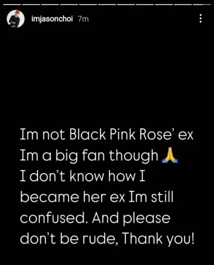 Rose ex Instagram story