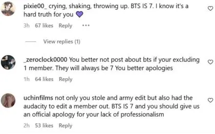 Billboard Korea Faces Backlash for Excluding BTS’s Suga in Instagram Post 1