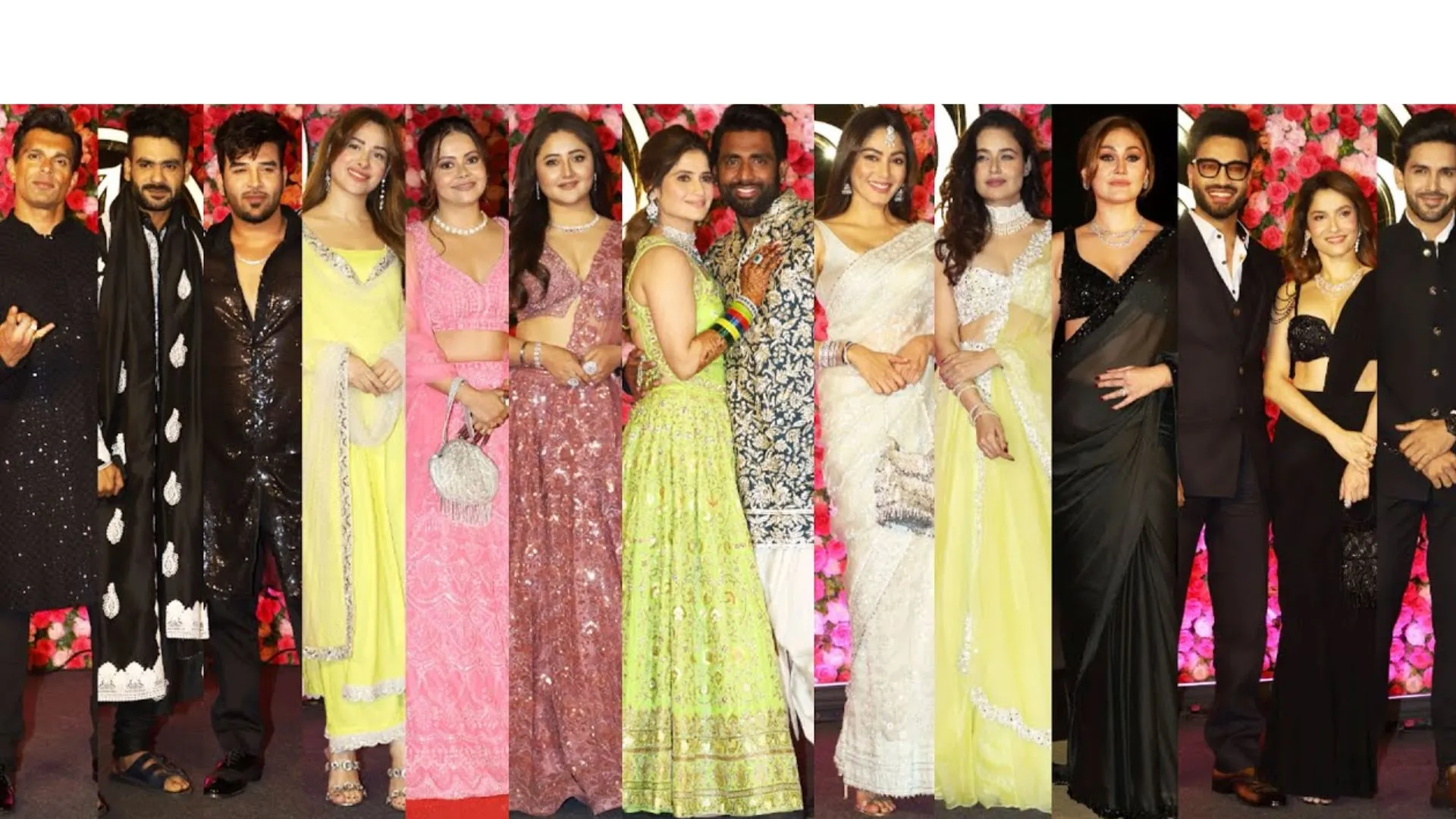 Arti Singhs Sangeet With Rashami Desai Ankita Lokhande And Others