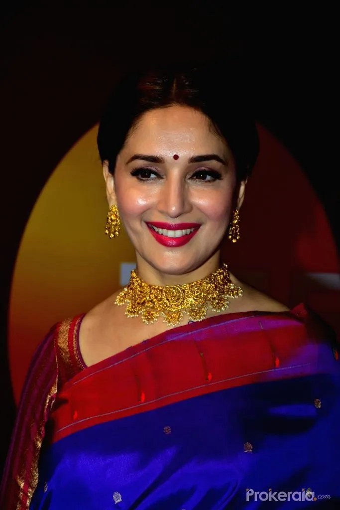 Madhuri looks simply breathtaking in this silk saree with traditional  Indian jewellery | Madhuri dixit, Saree look, Madhuri dixit saree