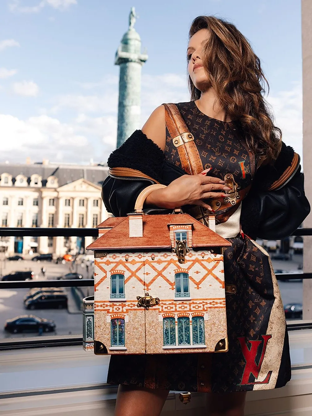 Beyond logomania, Natasha Poonawalla's Louis Vuitton look saw a Maison De  Famille trunk bag | Vogue India