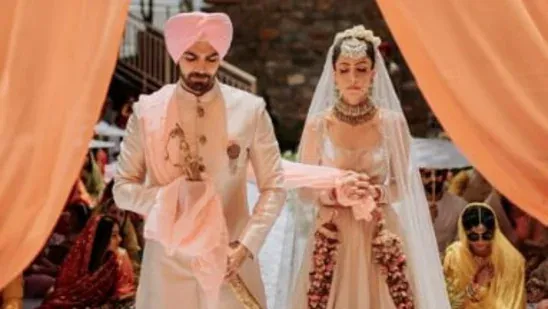 Karan V Grover married to Poppy Jabbal, Shares Wedding Pictures