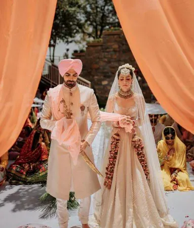 Karan V Grover married to Poppy Jabbal, Shares Wedding Pictures