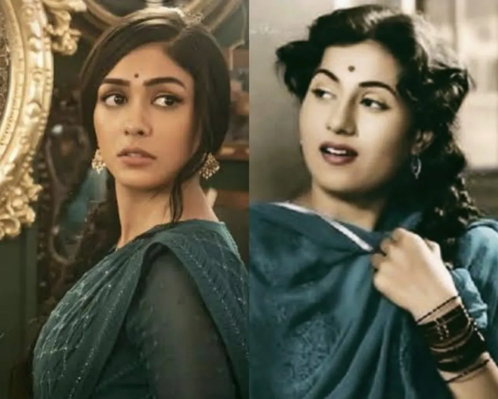 Mrunal Thakur's look from her next bears an uncanny resemblance with the yesteryear superstar - Madhubala<br />
