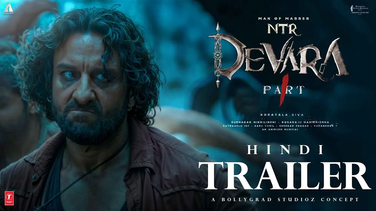 Devara: Part 1 | TRAILER (Hindi)| Jr. Ntr | Saif Ali Khan| Janhvi  Kapoor|Koratala S |Prakash|Concept - YouTube