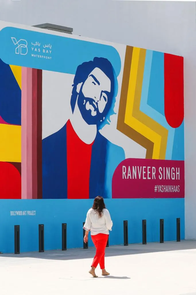 Superstar Ranveer Singh’s mural unveiled at YAS Island, Abu Dhabi!