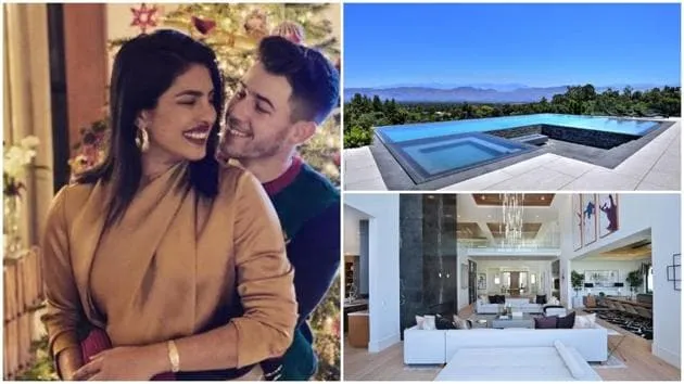 Nick Jonas-Priyanka Chopra’s Los Angeles home as they host friends for dinner. See pic