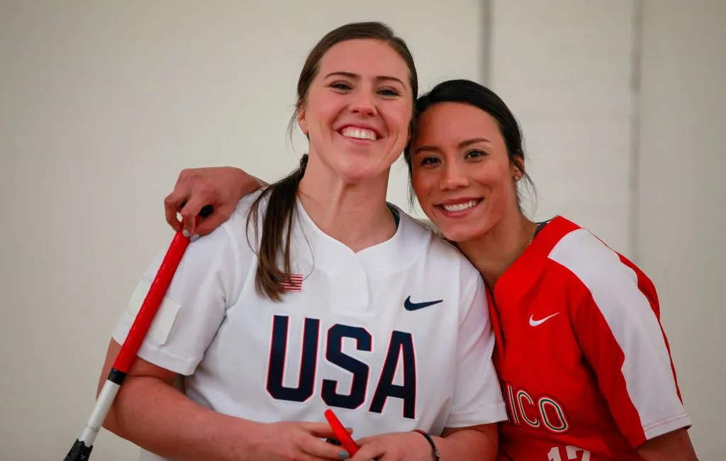 Olympic softball players Urtez, Chidester are frenemies on the field,  fiancees off of it