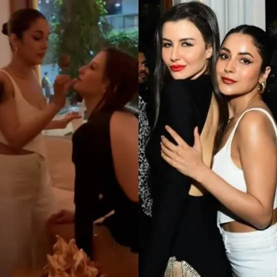 Shehnaaz Gill's steels the spotlight Giorgia Andriani's (Arbaaz Khan's girlfriend's )birthday party!!