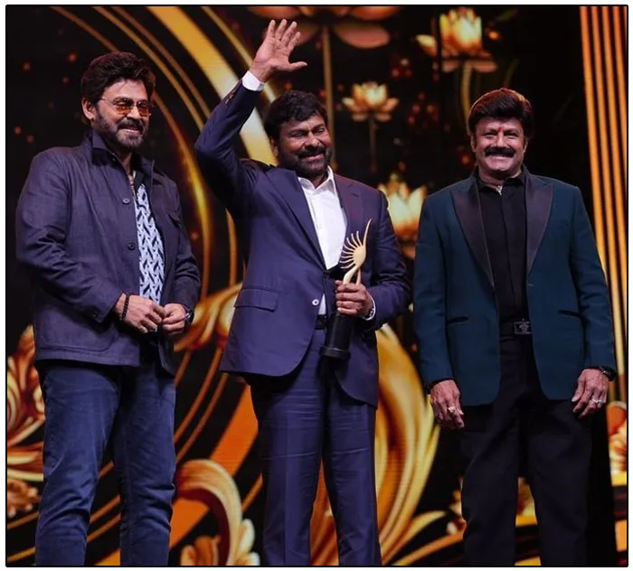 Chiranjeevi Receives Prestigious Award At IIFA | cinejosh.com