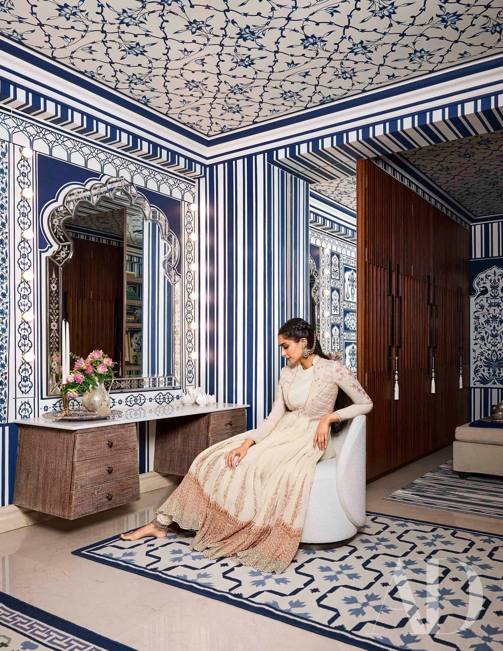 Sonam Kapoor's Mumbai home is a maximalist cocoon of Indian craftsmanship  and heritage | Architectural Digest India