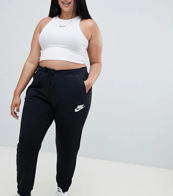 Nike Rally Black Swoosh Logo Sweatpants