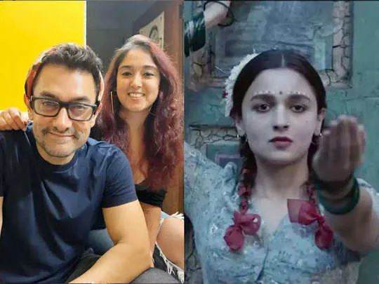 Amir Khan's Daughter Ira pens a heartfelt note while reviewing Alia Bhatt's Gangubai Kathiawadi