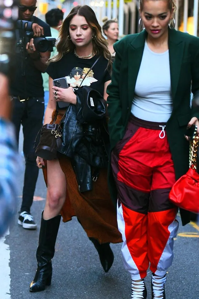 Ashley Benson boots