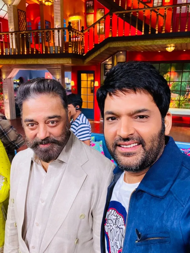 Kapil Sharma has a 'dream come true' moment with Kamal Haasan on TKSS sets, writes, 'What a great human being'