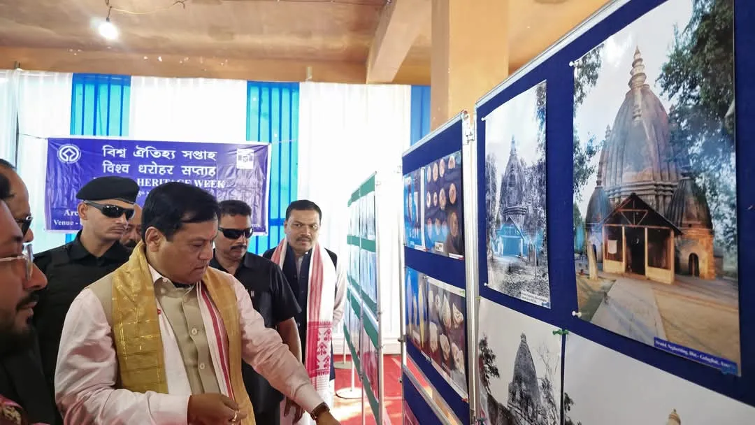 Sarbananda Sonowal visits Charaideo Moidam