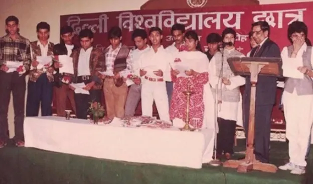Rekha Gupta entered politics with the Delhi University students' elections.