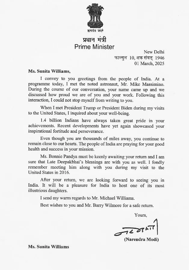 modi letter