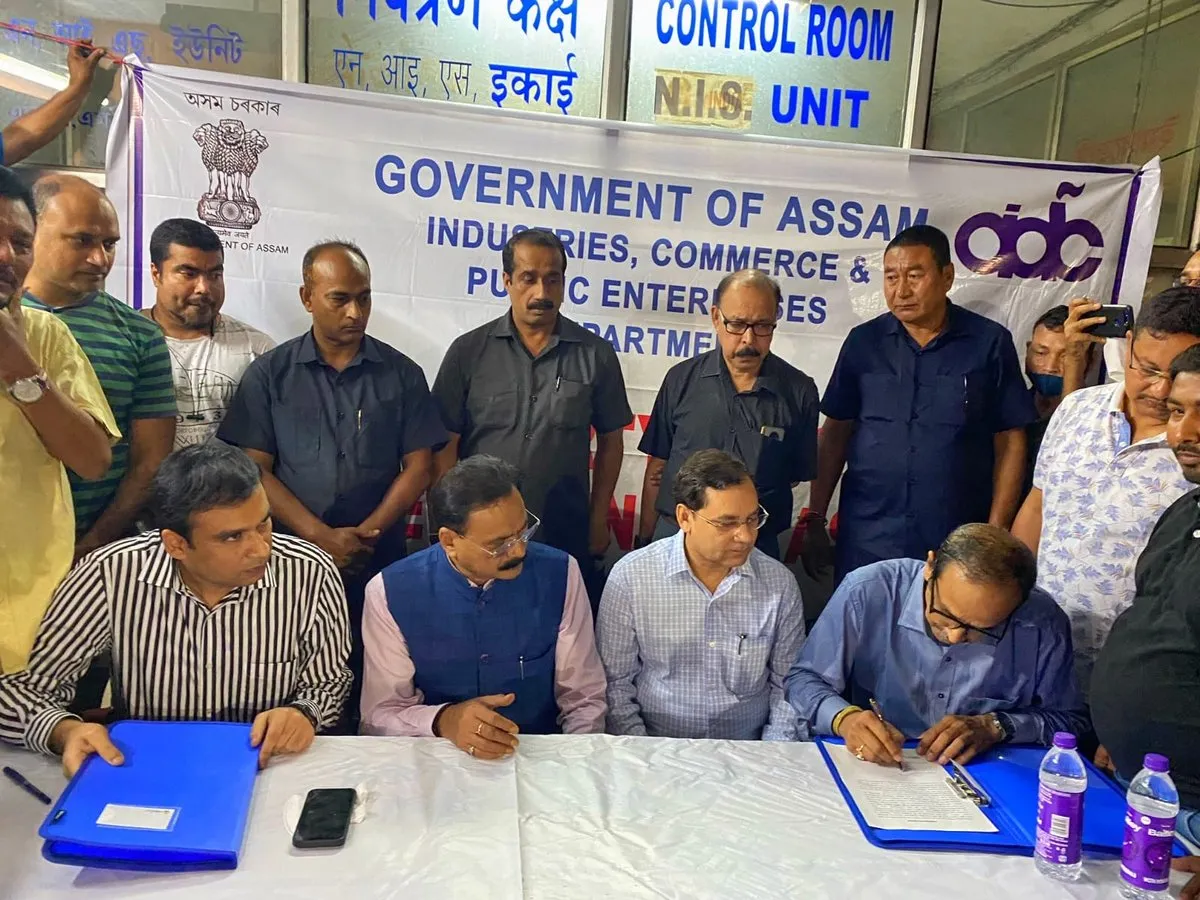 Signing of documents and the hand over  