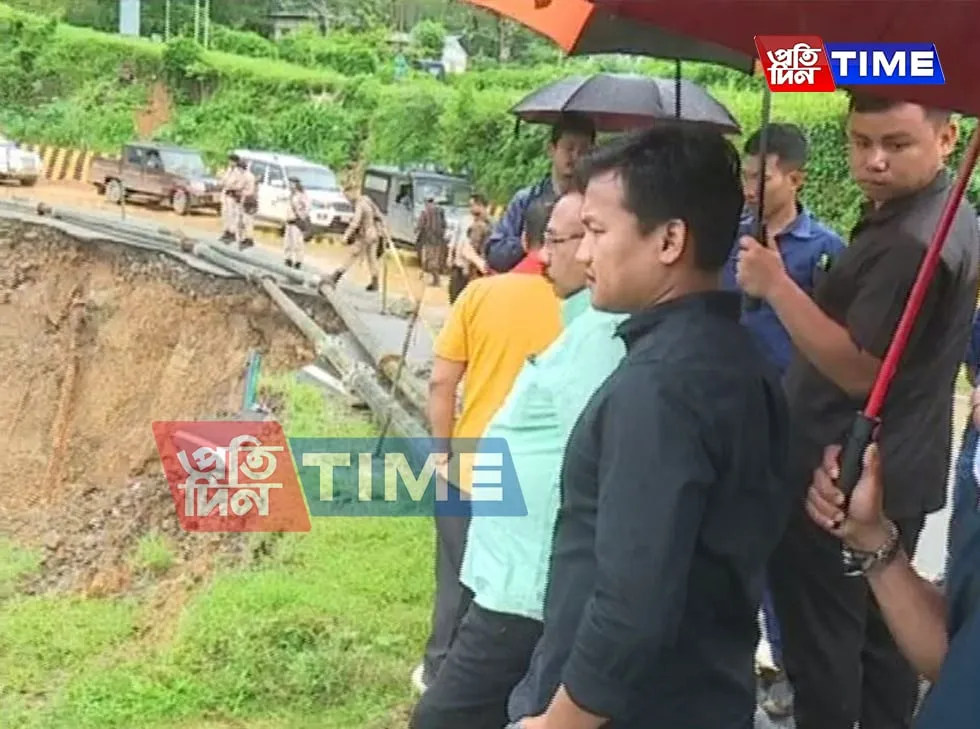 Minister Jogen Mohan, Bimal Bora visited Dima Hasao to take stock of the situation  