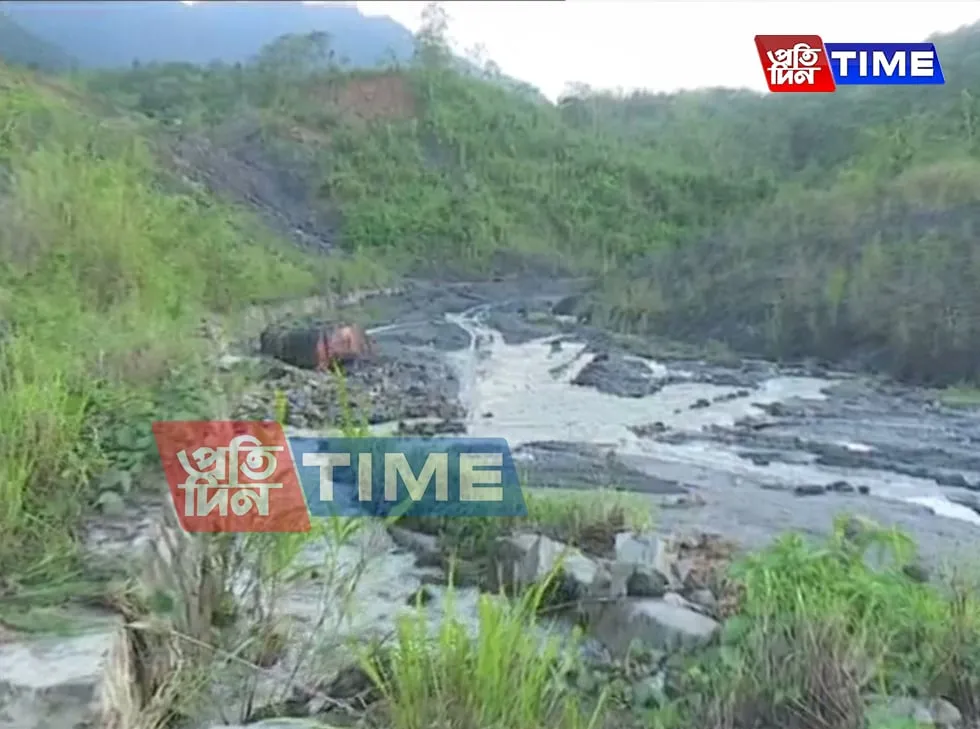 Main road of Dima Hasao completely damaged due to landslide and flood  User