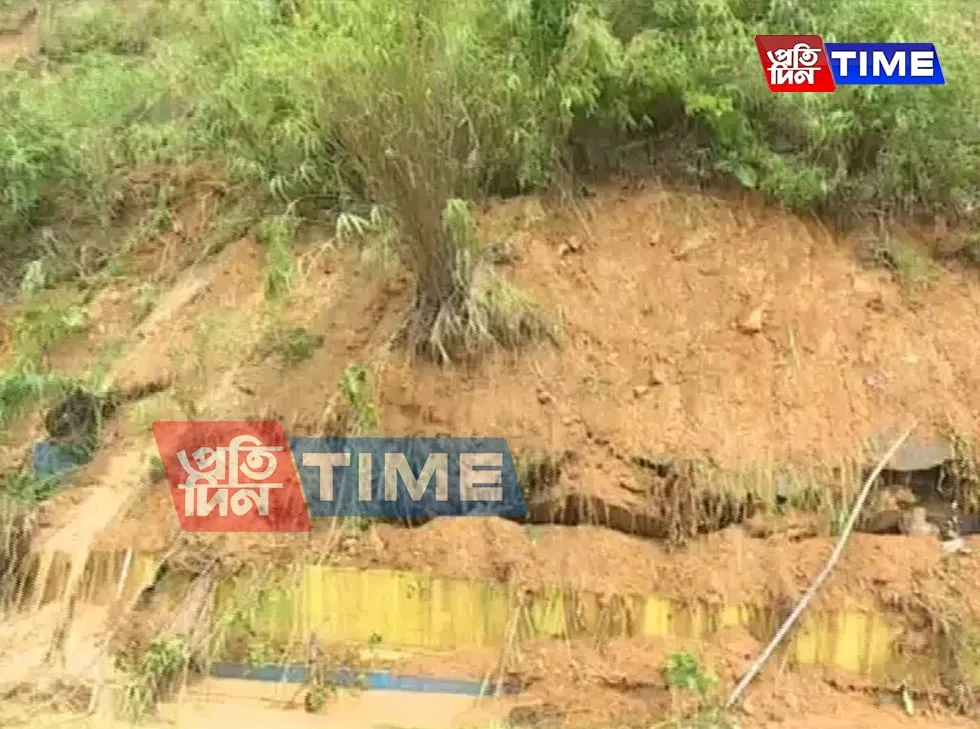 Landslide in Dima Hasao  